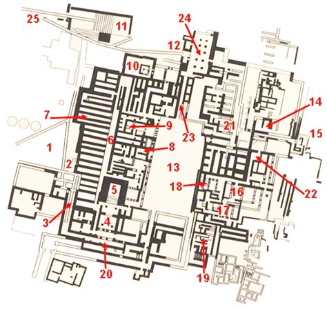 Knossos Palace Map