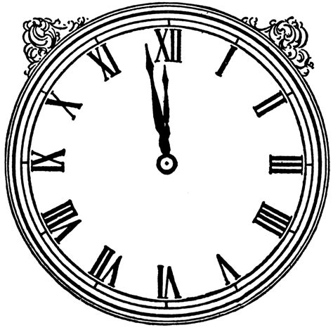 Cute clock clipart - Clipartix