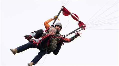 Texas Gov. Greg Abbott helps 106-year-old man break skydiving record