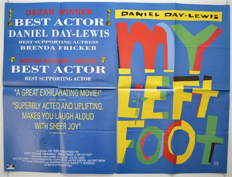 My Left Foot (Awards version) - Original Cinema Movie Poster From ...