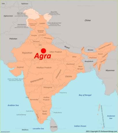 Agra Map | India | Discover Agra with Detailed Maps