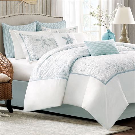 Maya Bay Embroidered Coastal Comforter Bedding | Coastal bedrooms, Coastal bedding, Comforter sets