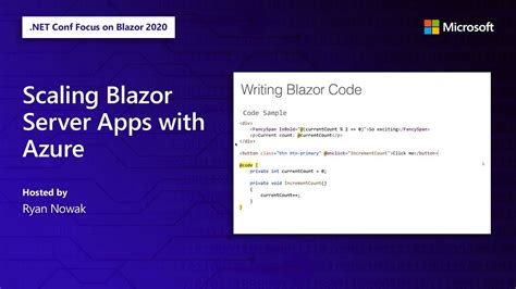 Scaling Blazor Server Apps with Azure - YouTube