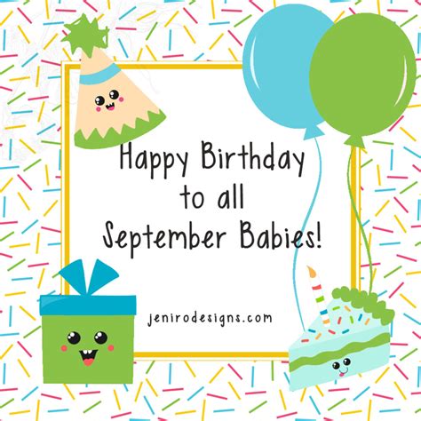 Happy Birthday September babies! • jeni ro designs