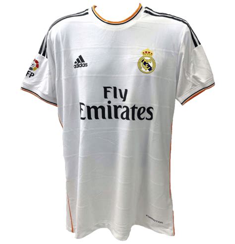 Karim Benzema Signed 2013-14 Real Madrid Home Soccer Jersey #9 - Beckett COA - MVPs - Authentic ...