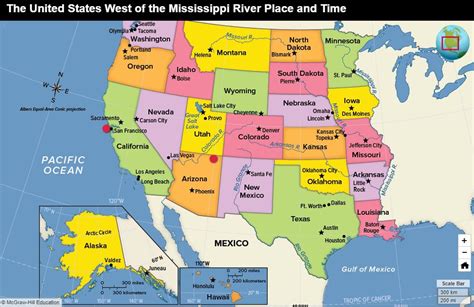 States West Of The Mississippi River Map - Cordey Celestyna