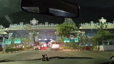 Tirupati entrance while checking car and people #tirupati #TTD # ...