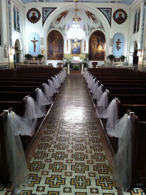 Elegant Simple Church Altar Wedding Decorations