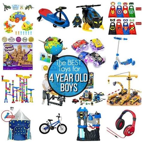 Toys for 4 Year Old Boys • The Pinning Mama