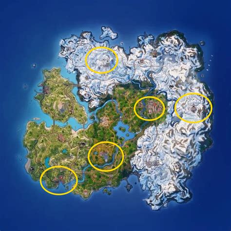 All Fortnite weapon mod bench locations