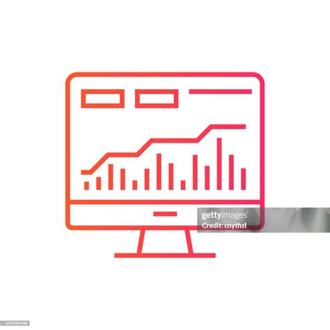 Stock Market Data Icon Vector Illustration For Web Mobile Application ...