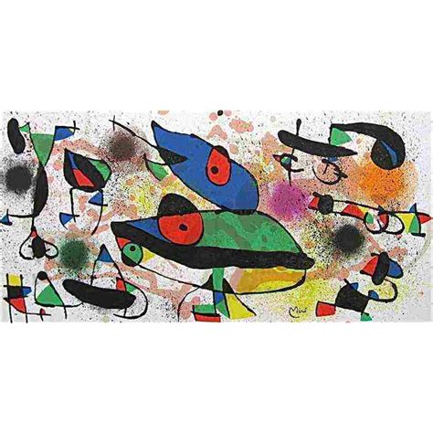 Miro "Sculptures Ii" Original Lithograph, 1974