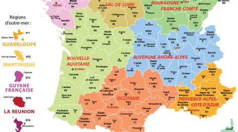 Carte département france ville - altoservices