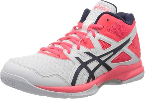 Amazon.com | Asics Women's Gel-Task Mt 2 Volleyball Shoes, White (White ...