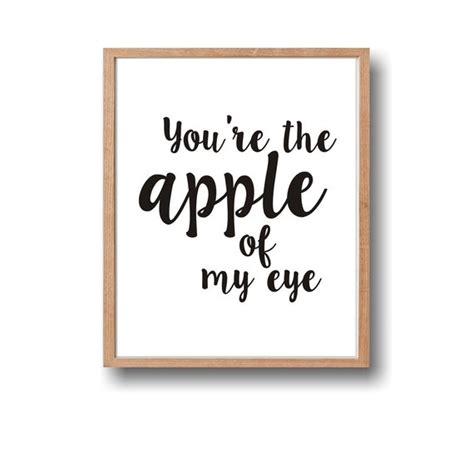 You are The Apple Of My Eye Instant Download by Paffle on Etsy