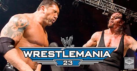 WrestleMania 23: Undertaker vs Batista lucha completa - Lucha Noticias