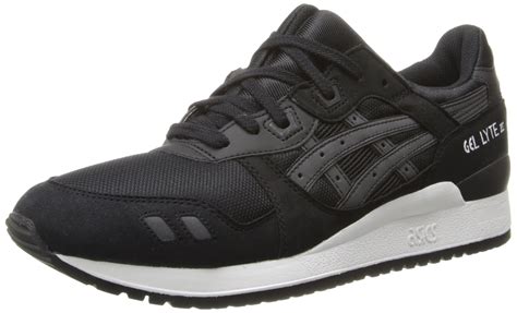 ASICS Men's Gel-Lyte III Retro Running Shoe, Black/Black, 9 M US on ...