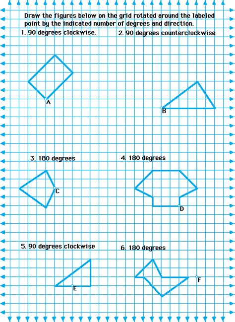 Rotational Symmetry Worksheets Free