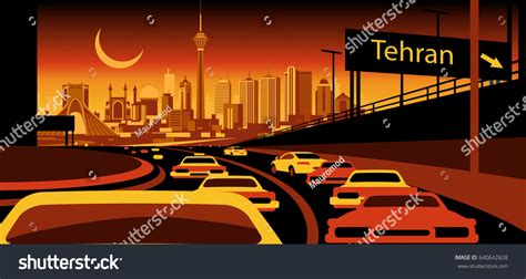 Tehran skyline - Royalty Free Stock Vector 640642828 - Avopix.com