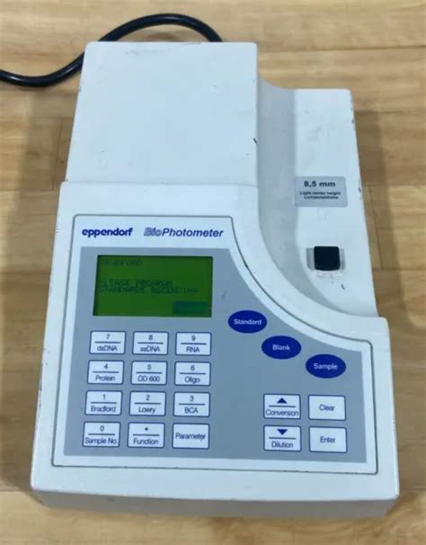 EPPENDORF BIOPHOTOMETER 6131 Spectrophotometer 100-240v For Refurbishment $374.66 - PicClick