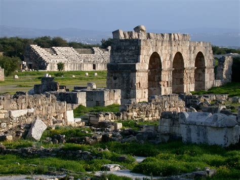 Tyre (UNESCO World Heritage Site) Lebanon, ruins of the world's largest ...