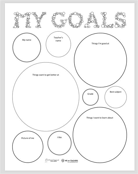 Help Students Set Goals This Year With This Free & Easy Activity | Goals worksheet, School goals ...