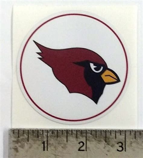 Vintage NFL Cardinals football logo sticker decal 3" | eBay