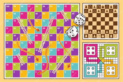 Premium Vector | Diverse set of board games