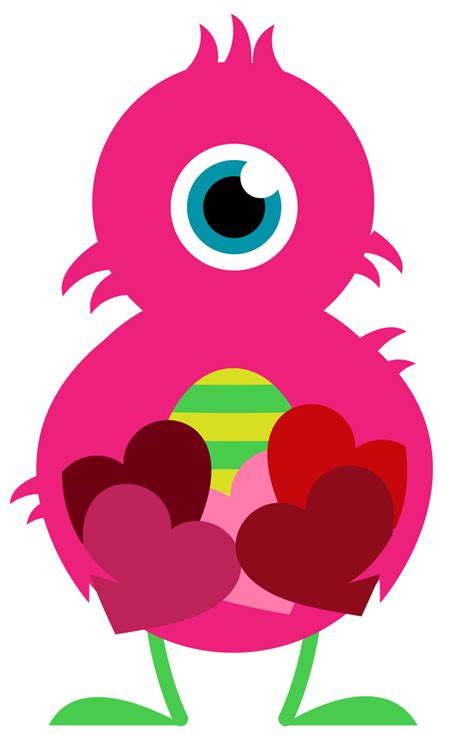 monster valentines clip art - Clip Art Library