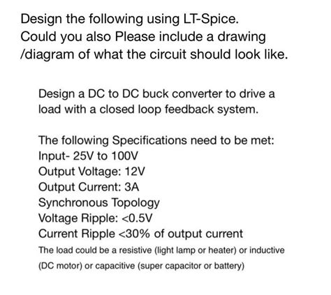 Solved Design the following using LT-Spice. Could you also | Chegg.com