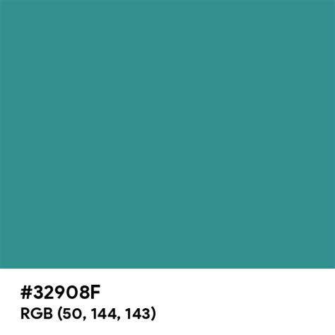 #32908F color name is Celadon Green