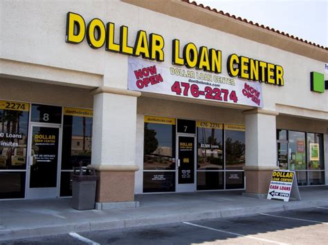 Dollar Loan Center - Loans Las Vegas Nevada