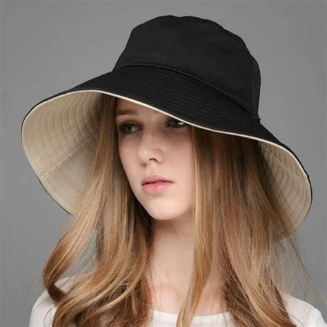 Sun Hats ! Cotton Canvas Upf 50 Uv Cap Hats Sun Hats For Women Summer Large Beach Hat Wide Brim ...