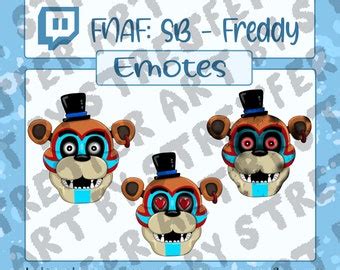 Freddy Fazbear Emotes - Etsy Australia