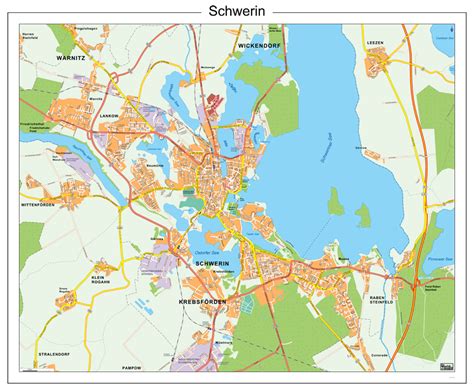 Schwerin Map