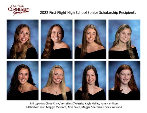 First Flight High School Seniors Awarded $38,900 in Scholarships - Outer Banks Community Foundation