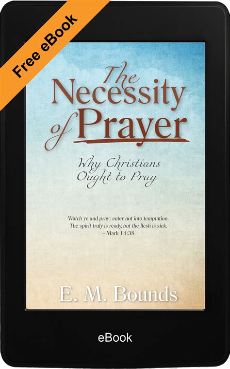 The Necessity of Prayer | Free eBook | Aneko Press | Christian ...