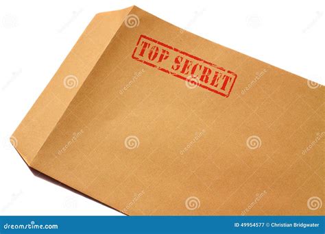 Top secret envelope a stock image. Image of secret, stamped - 49954577