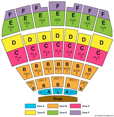 Starlight Theatre Seating Chart | Starlight Theatre | Kansas City, Missouri