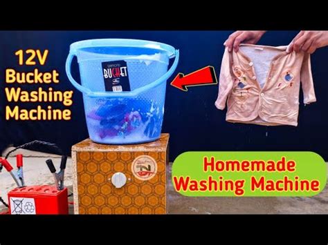 How To Make Washing Machine from Bucket At Home. Homemade Washing Machine - YouTube