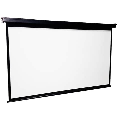 84-in Manual Projector Screen with Black Frame in the Projector Screens ...