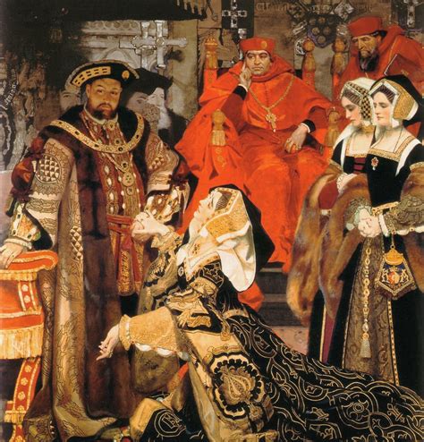 cowper, frank cadogan - Henry VIII and Catherine of Aragon before Papal ...