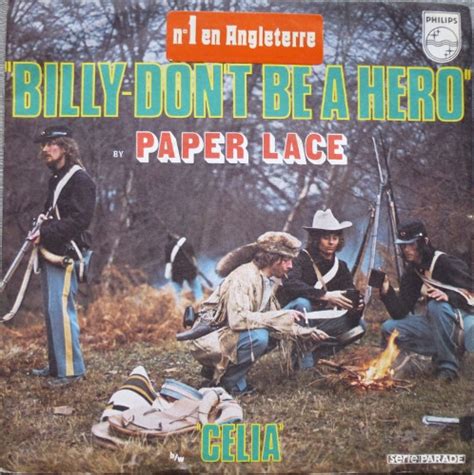 Paper Lace - Billy, Don't Be A Hero (1974, Vinyl) | Discogs