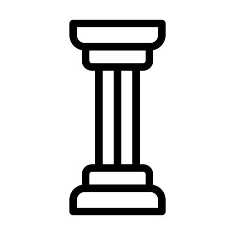 Pillar Icon Design 10752400 Vector Art at Vecteezy