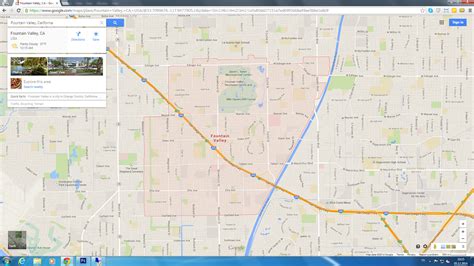 Fountain Valley California Map and Fountain Valley California Satellite Image