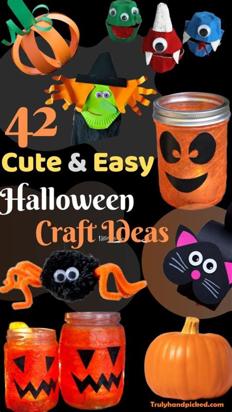 67 Spooky and Whimsical Halloween Crafts for Toddlers and Preschool Kids - Truly Hand Picked