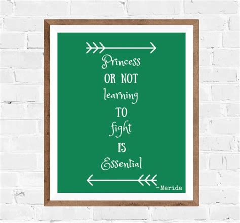 Merida Quote Printable Brave Printable Brave Quote Pixar - Etsy