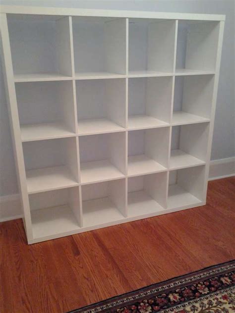 FreelyWheely: IKEA LARGE EXPEDIT 4x4 SHELF WHITE