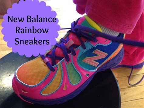 Fashion Friday: New Balance Rainbow Sneakers - Classy Mommy