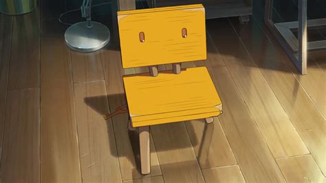 Why does the chair only have three legs in Suzume no Tojimari? - Anime & Manga Stack Exchange